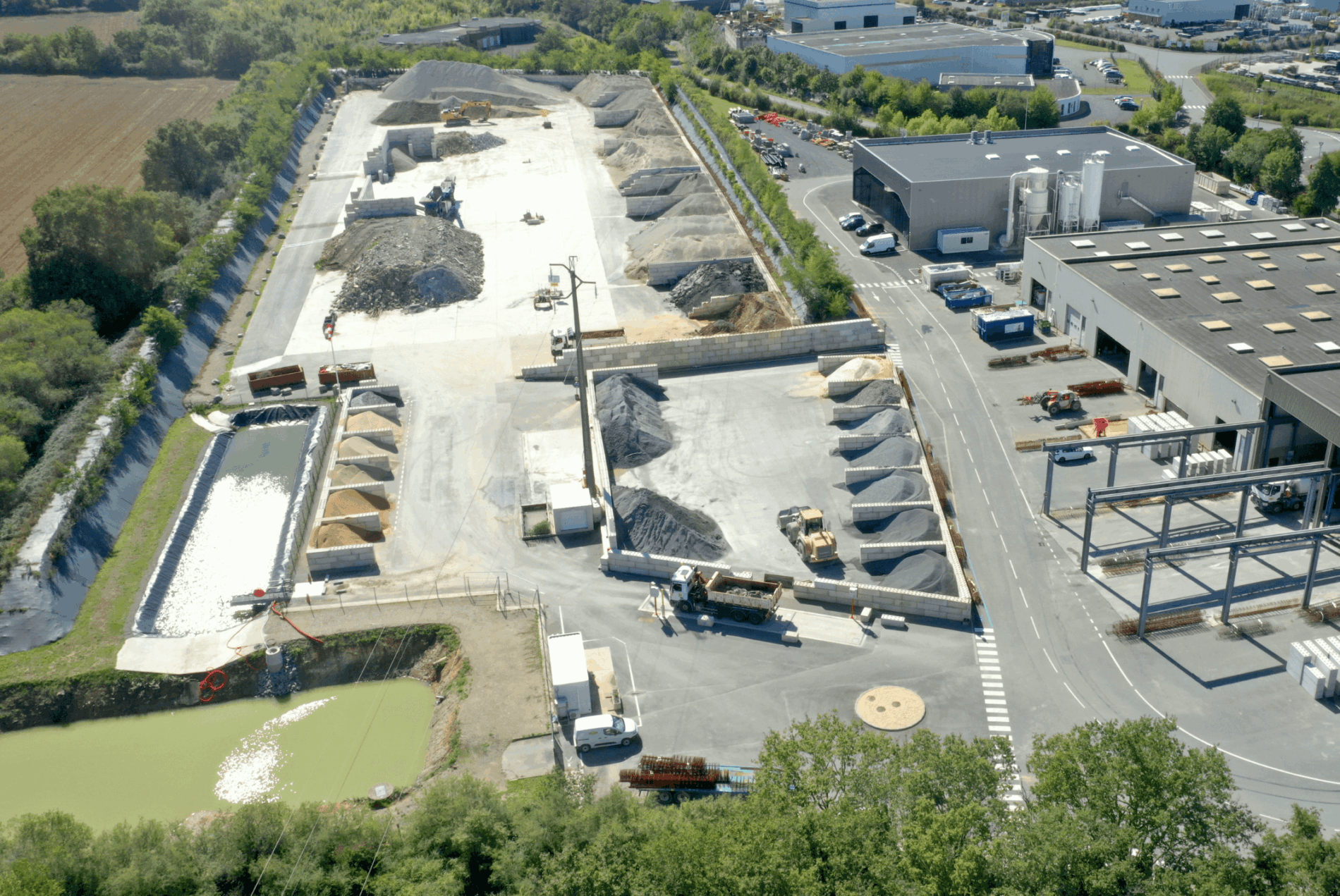 Plateforme de recyclage